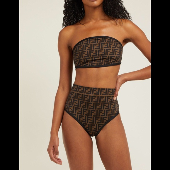 fendi high waisted swimsuit